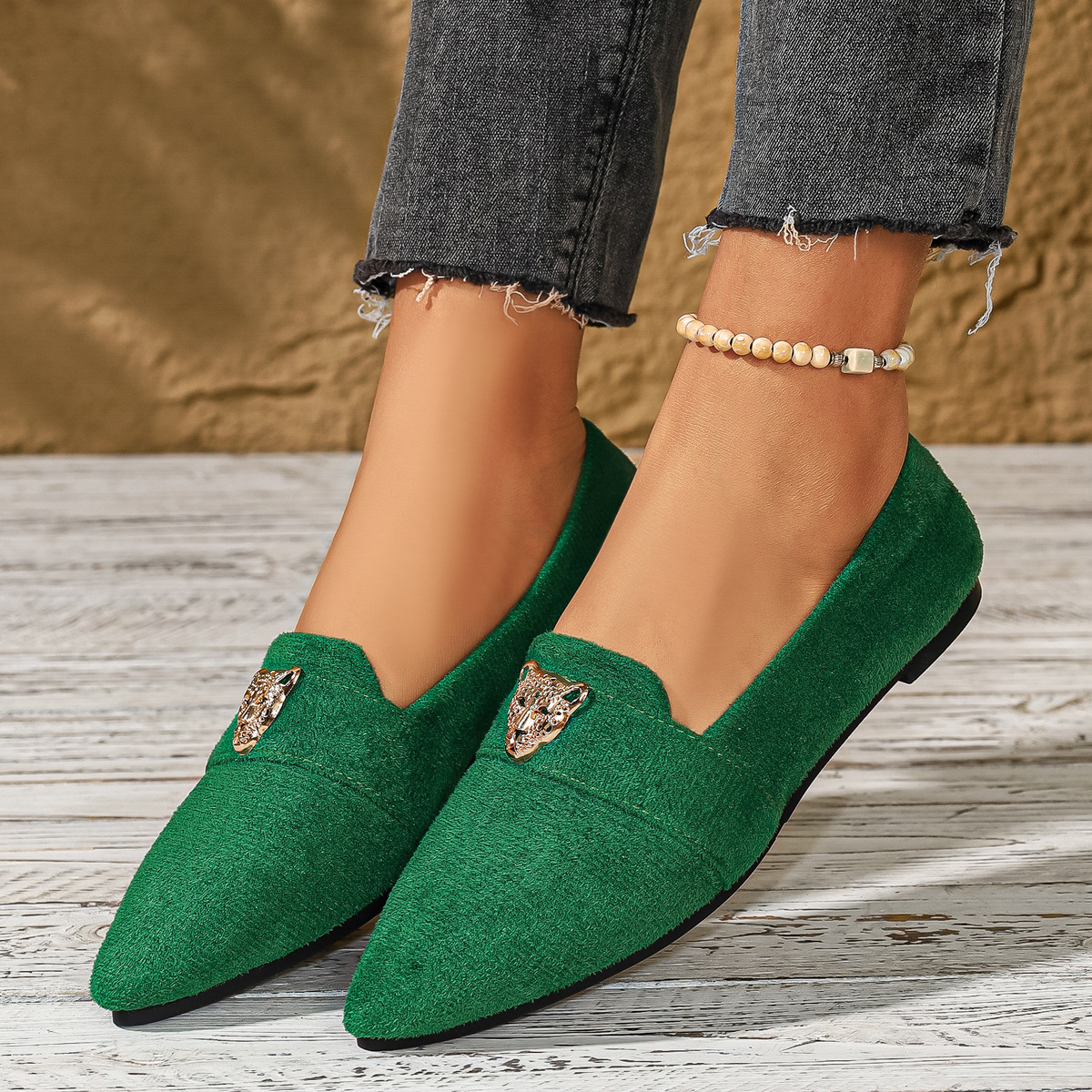 Point Toe Slip-Ons