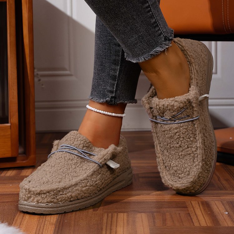 Round Toe Flats Slip-Ons