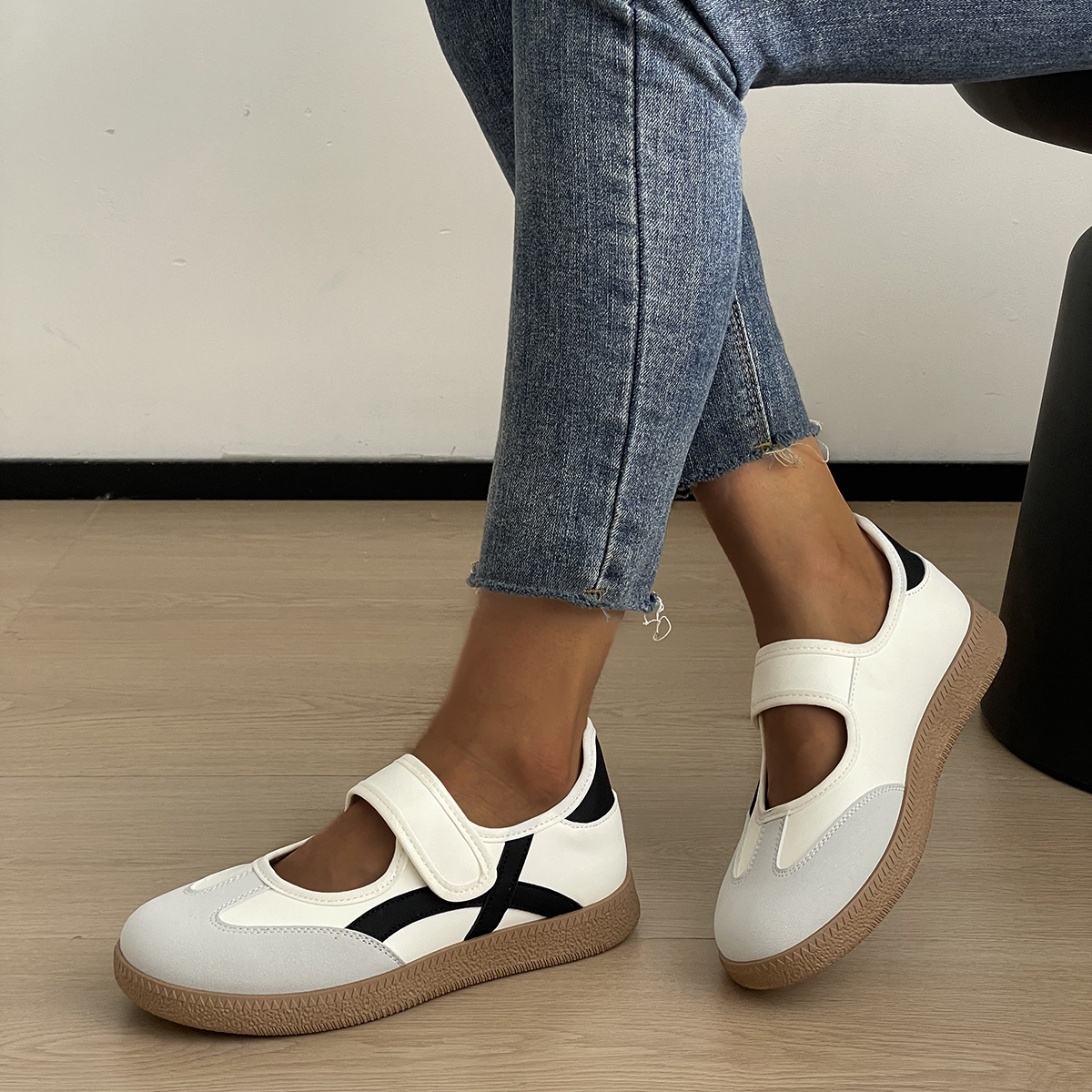 Round Toe Slip-Ons