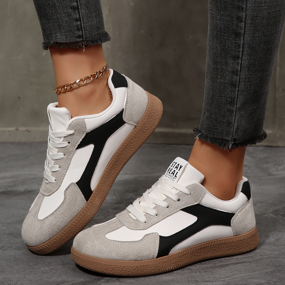 Round Toe Flats Sneakers