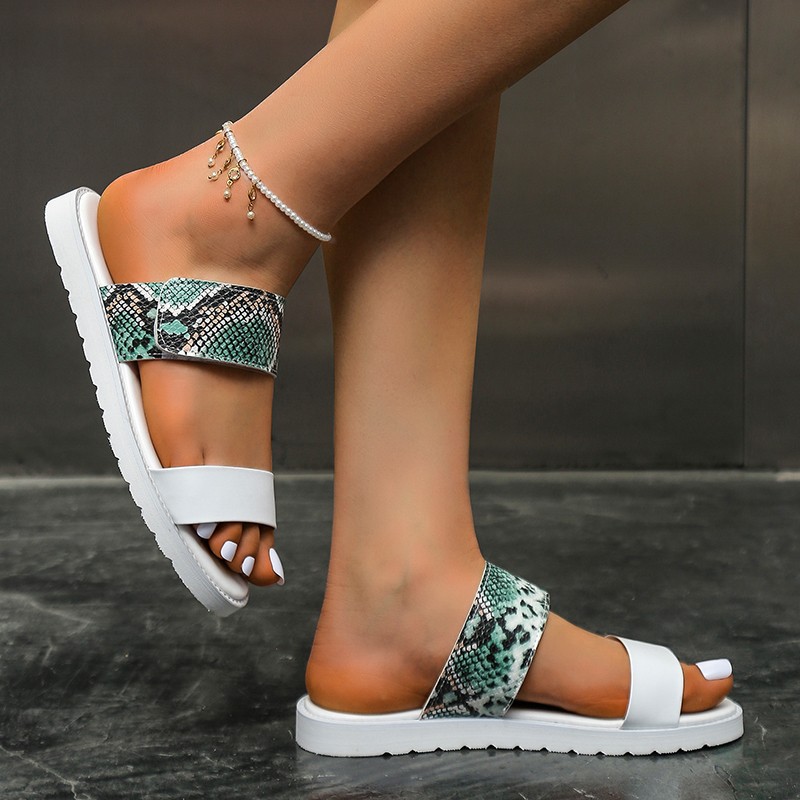 Open Toe Flats Sandals