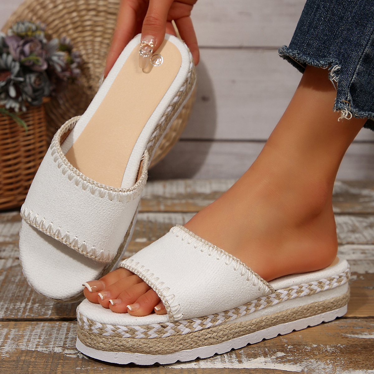 Open Toe Platform Sandals