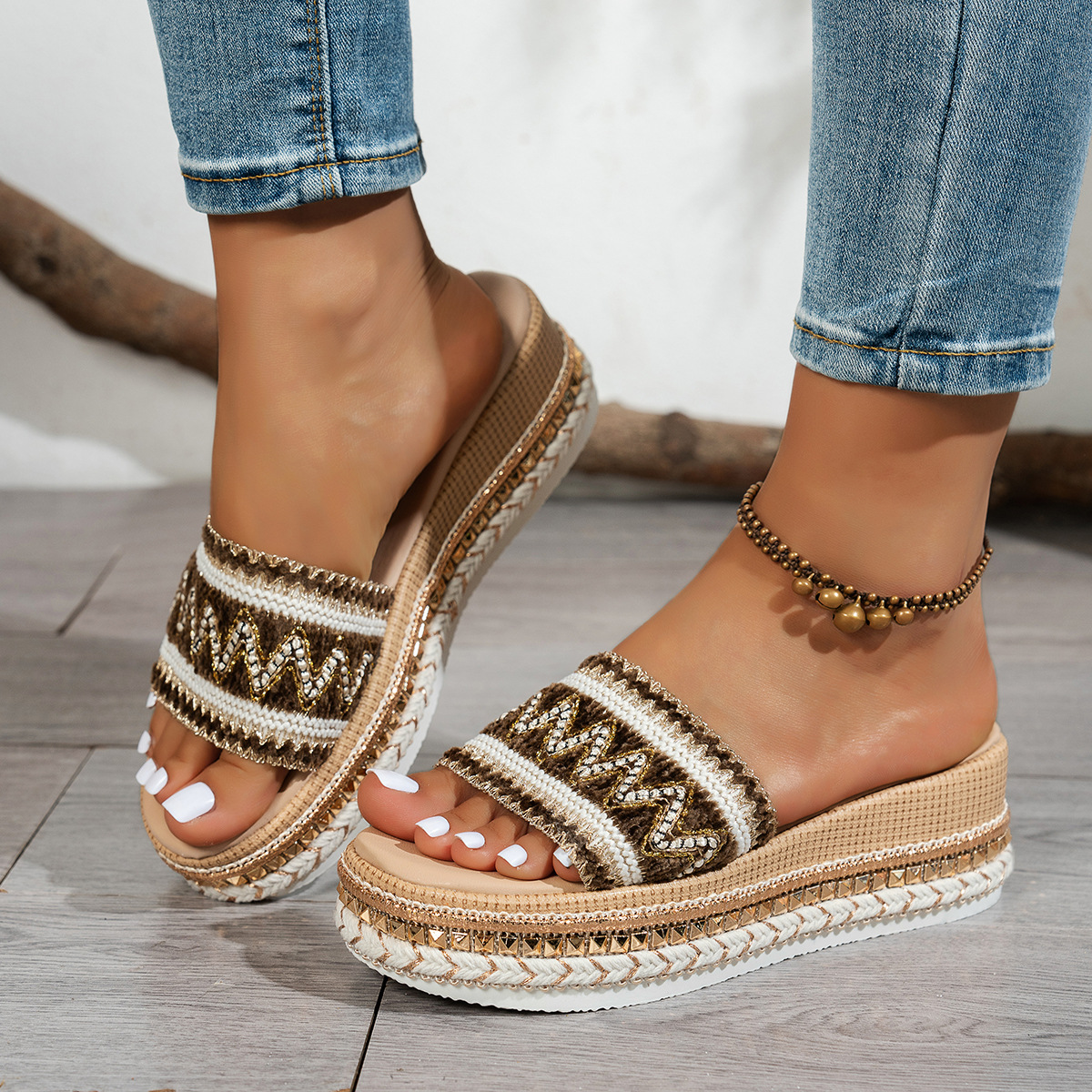Open Toe Platform Sandals