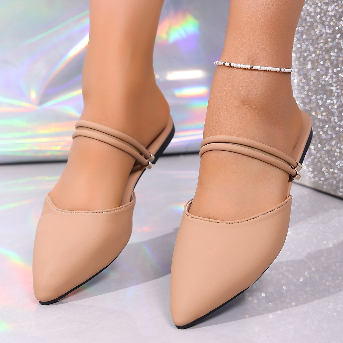 Point Toe Flats Sandals