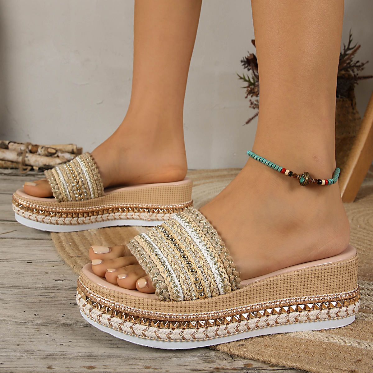 Open Toe Platform Sandals