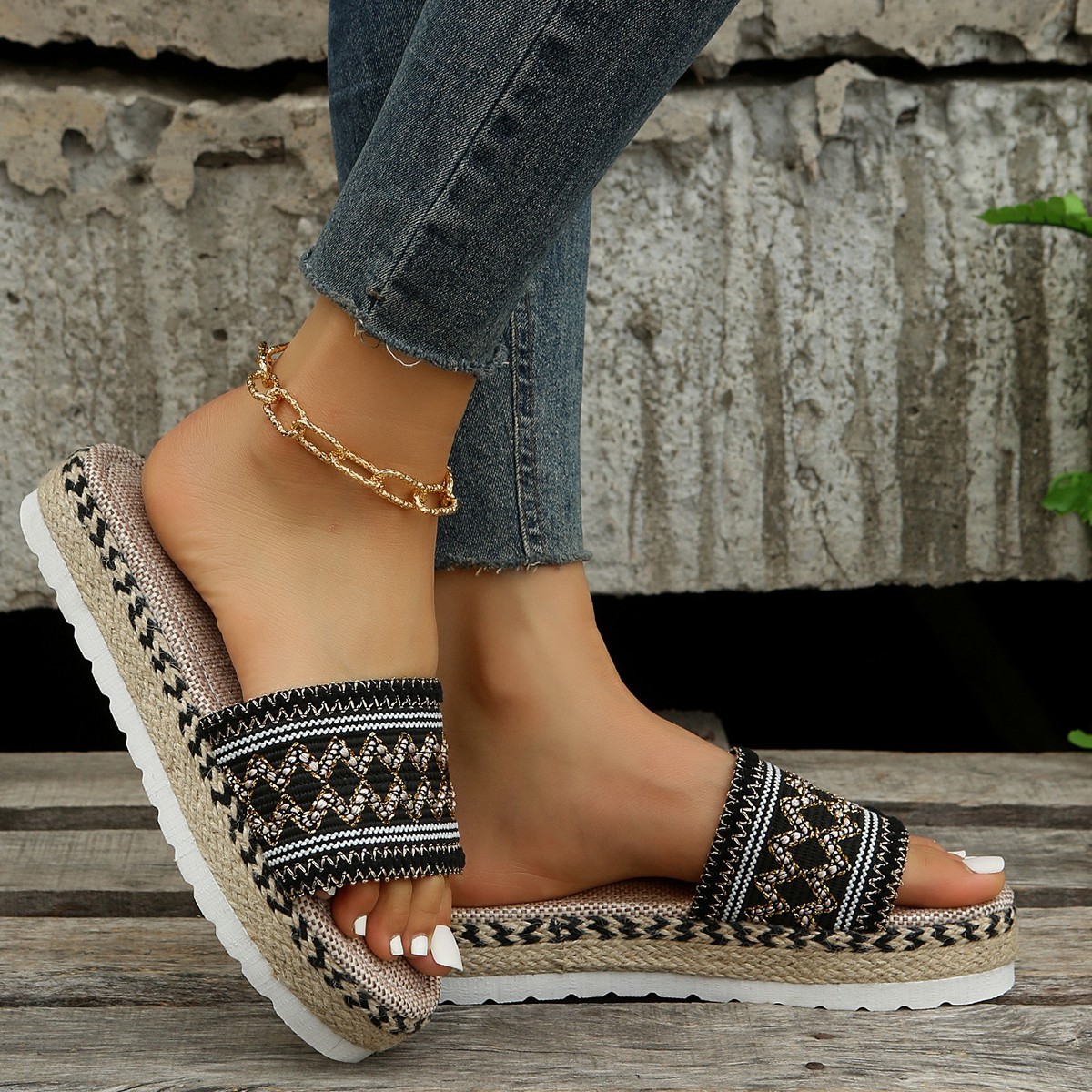 Open Toe Platform Sandals