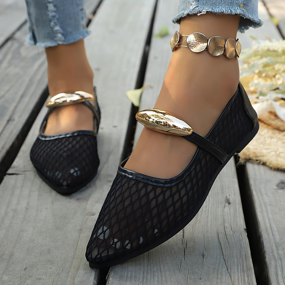 Point Toe Slip-Ons