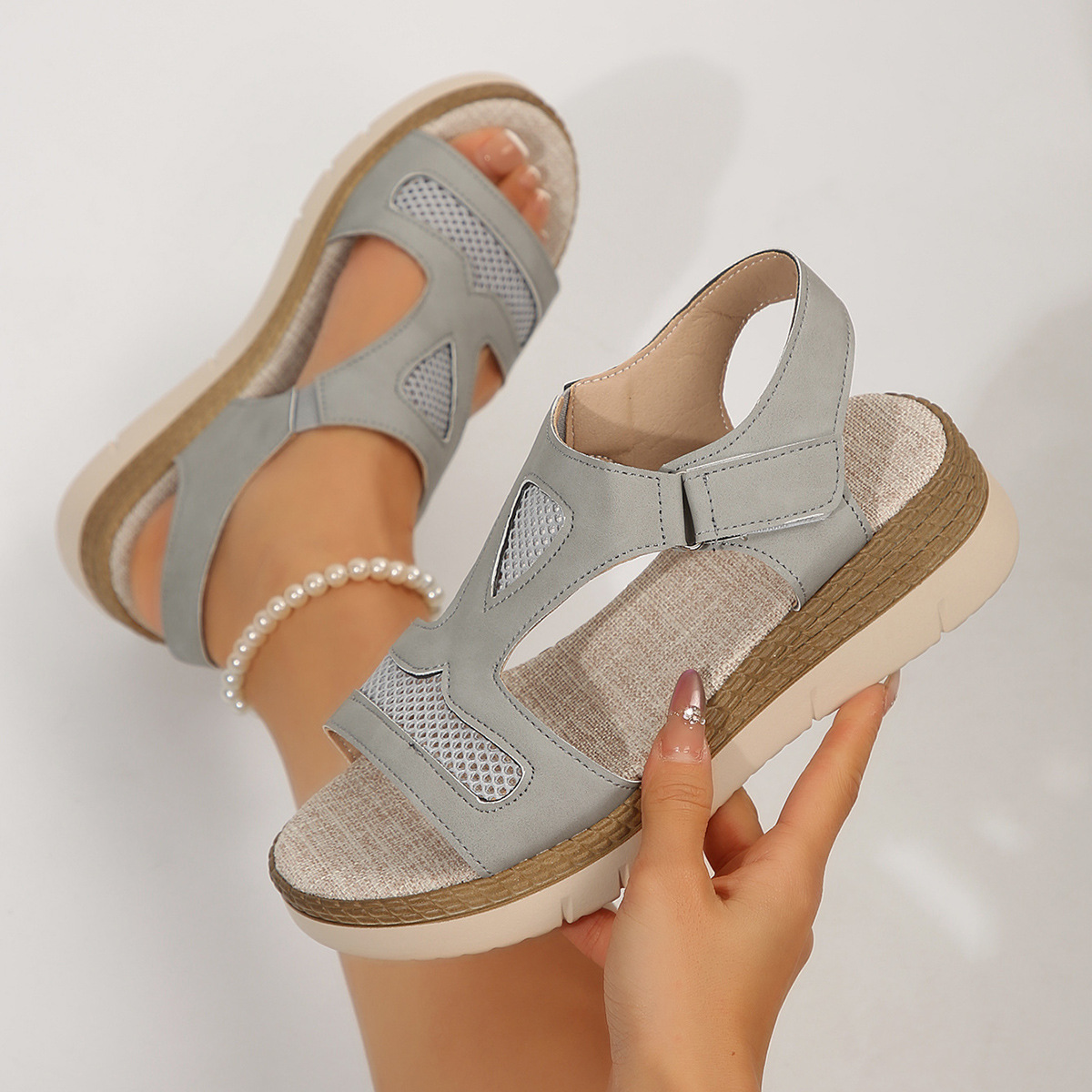 Open Toe Wedge Sandals