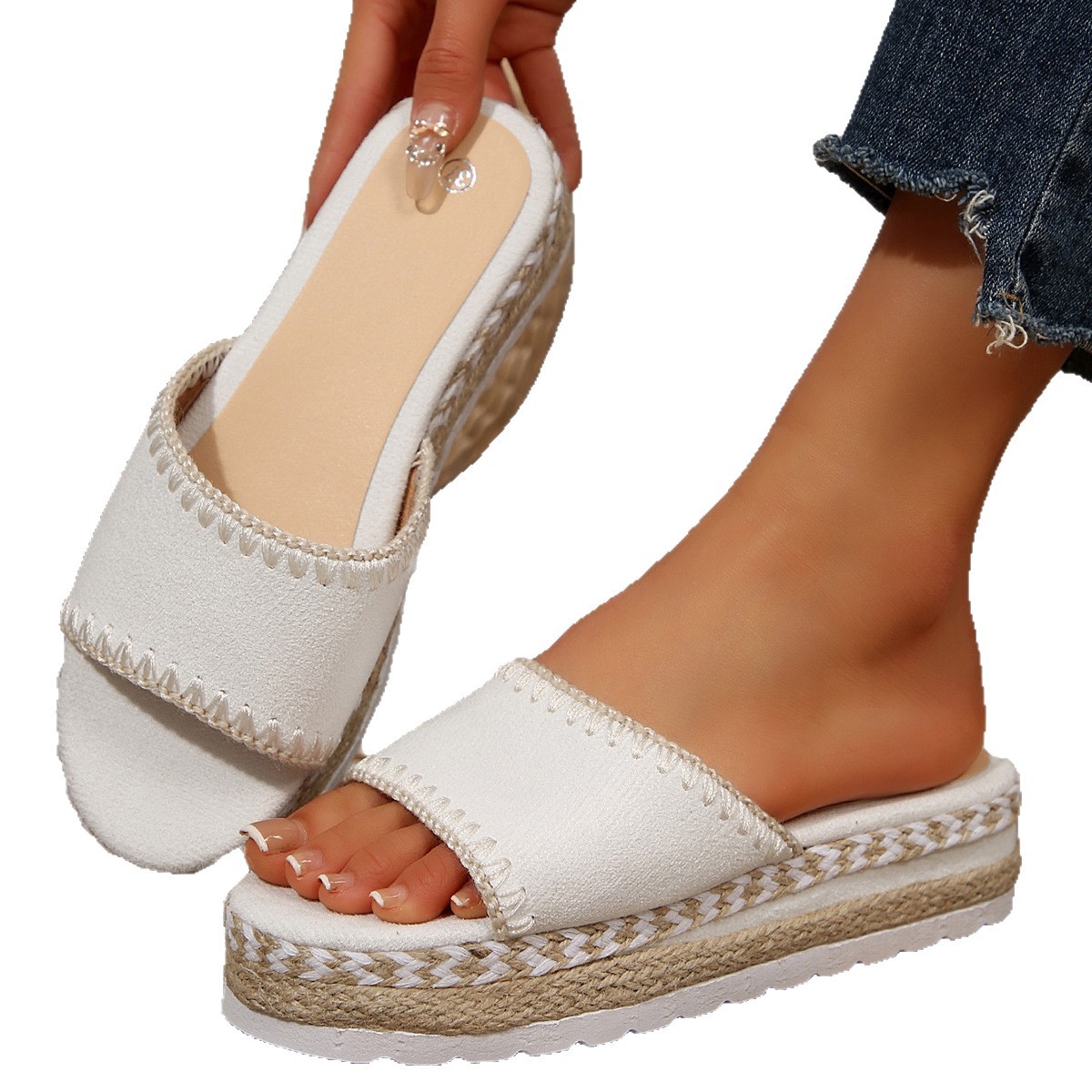 Open Toe Platform Sandals