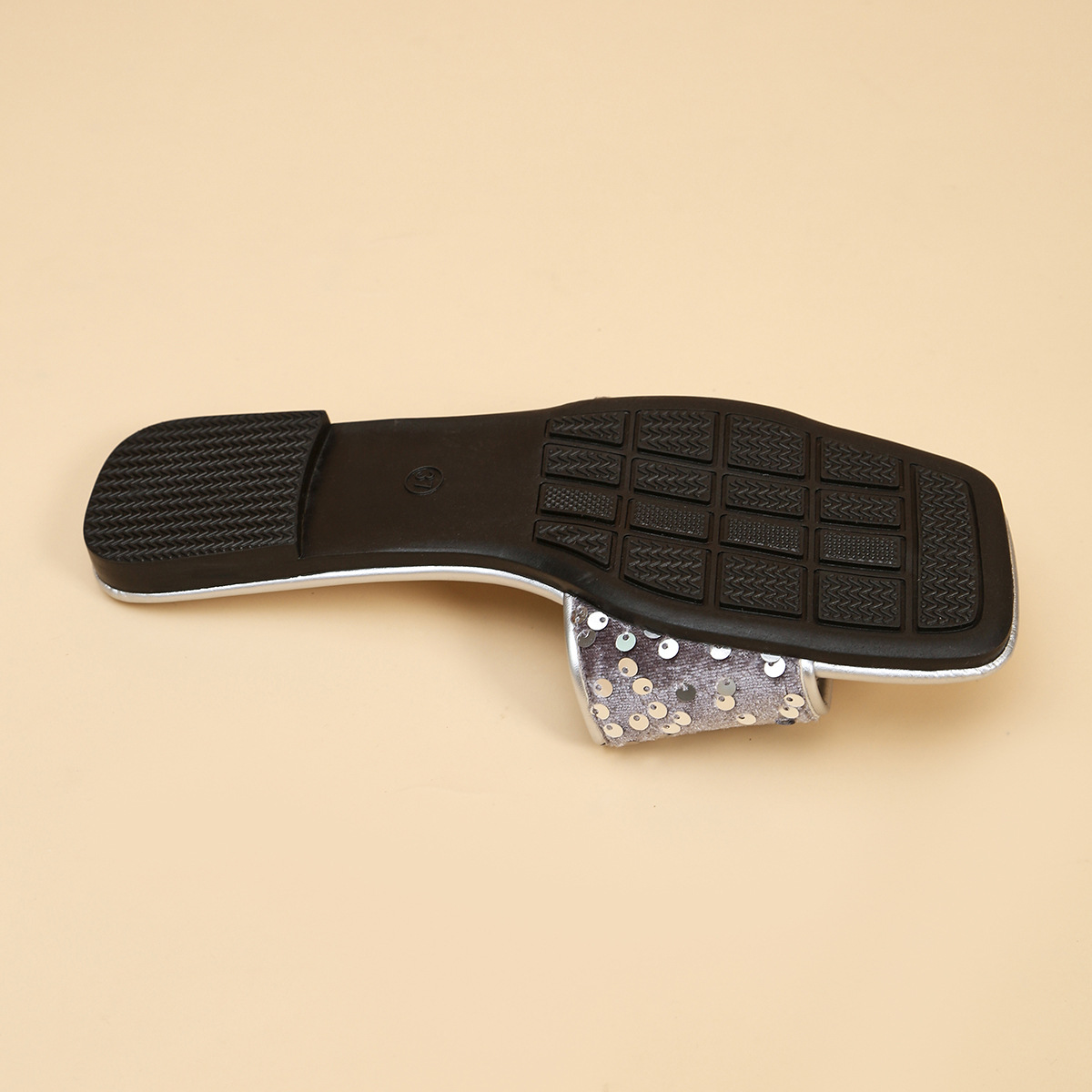 Sequin Open Toe Sandals