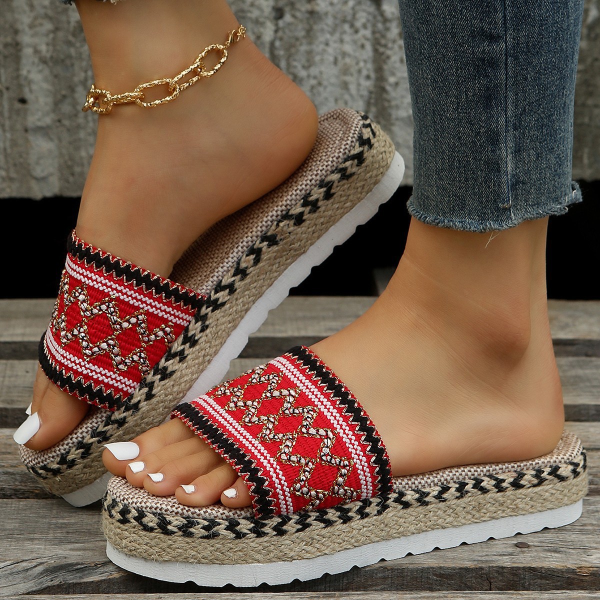 Open Toe Platform Sandals
