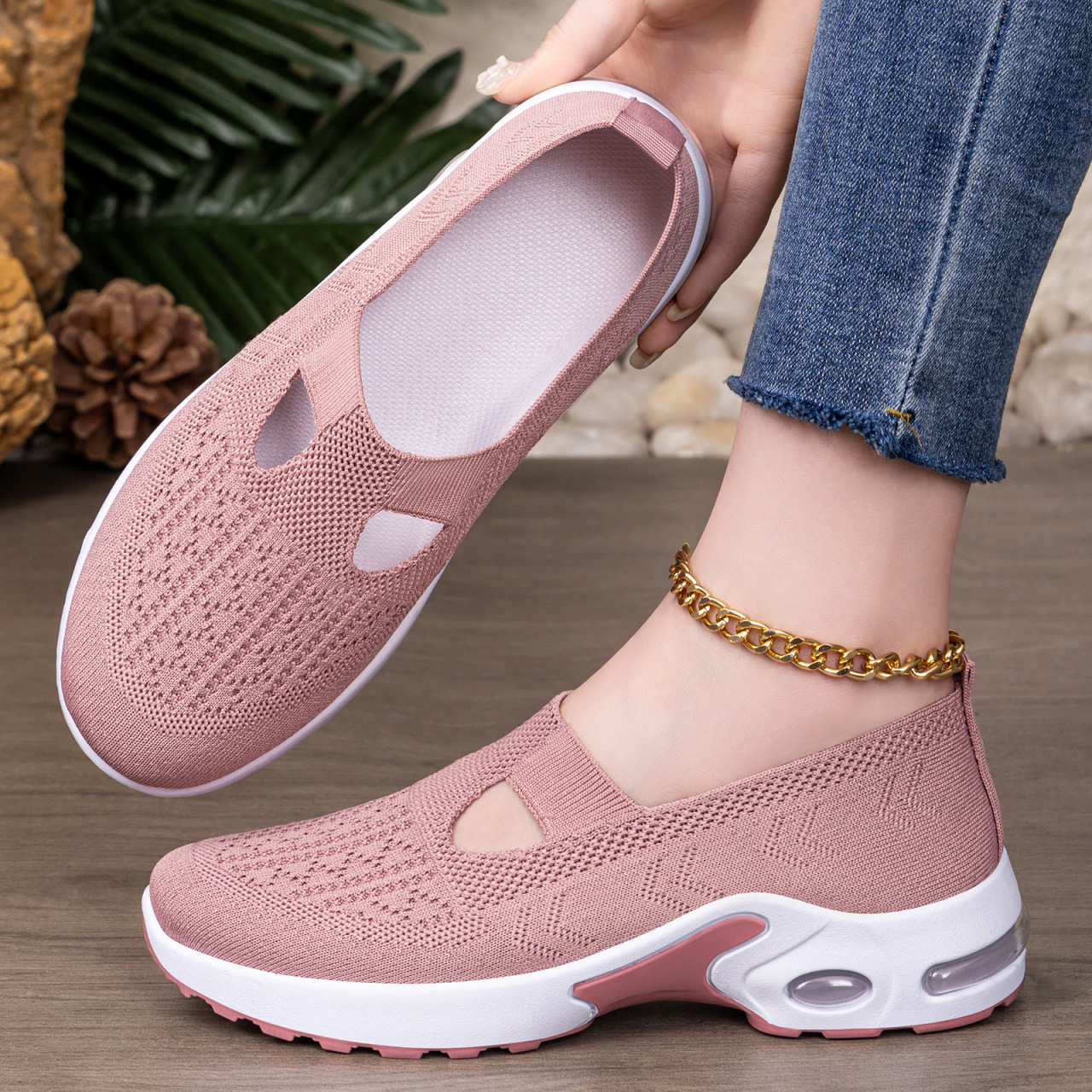 Round Toe Slip-Ons