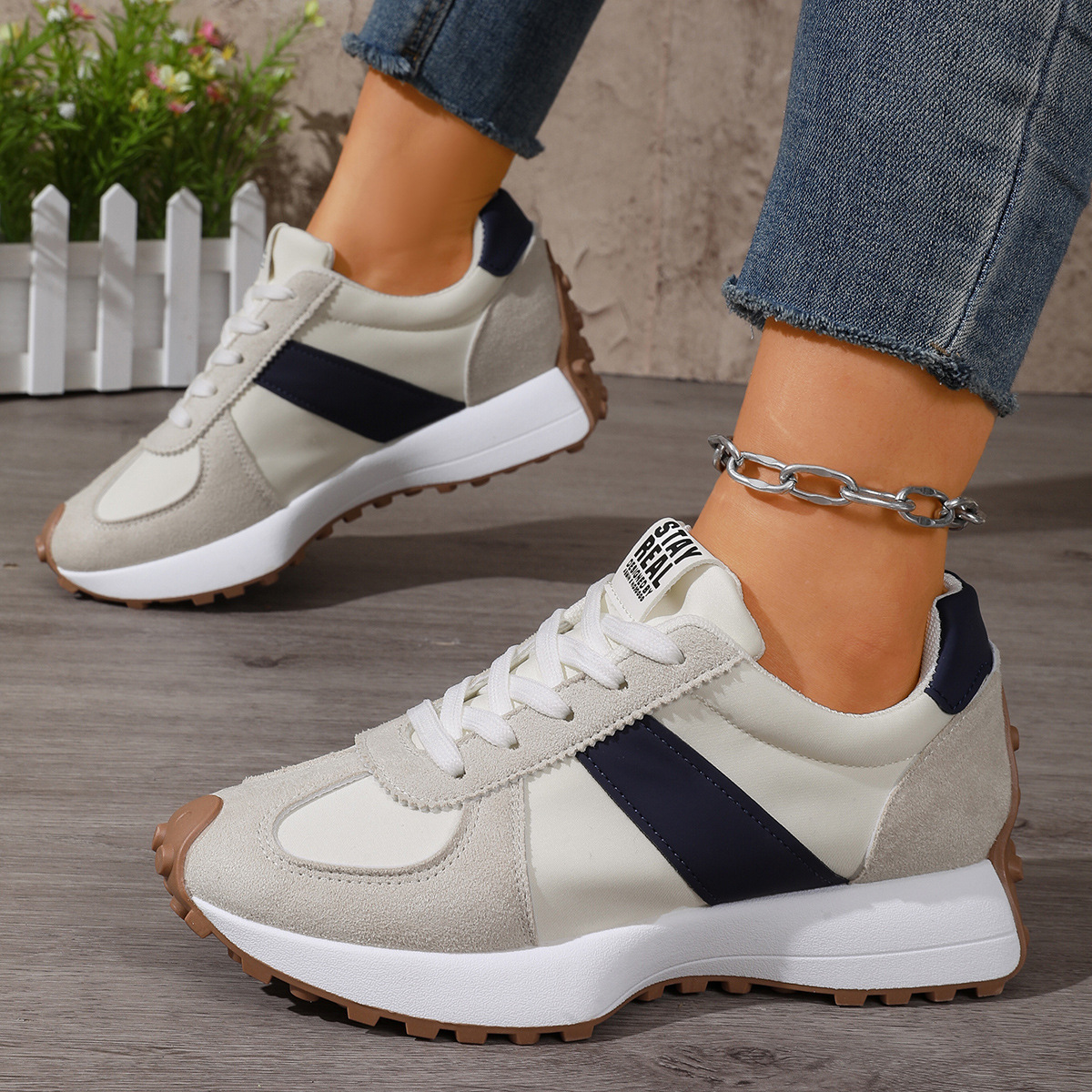 Round Toe Flats Sneakers