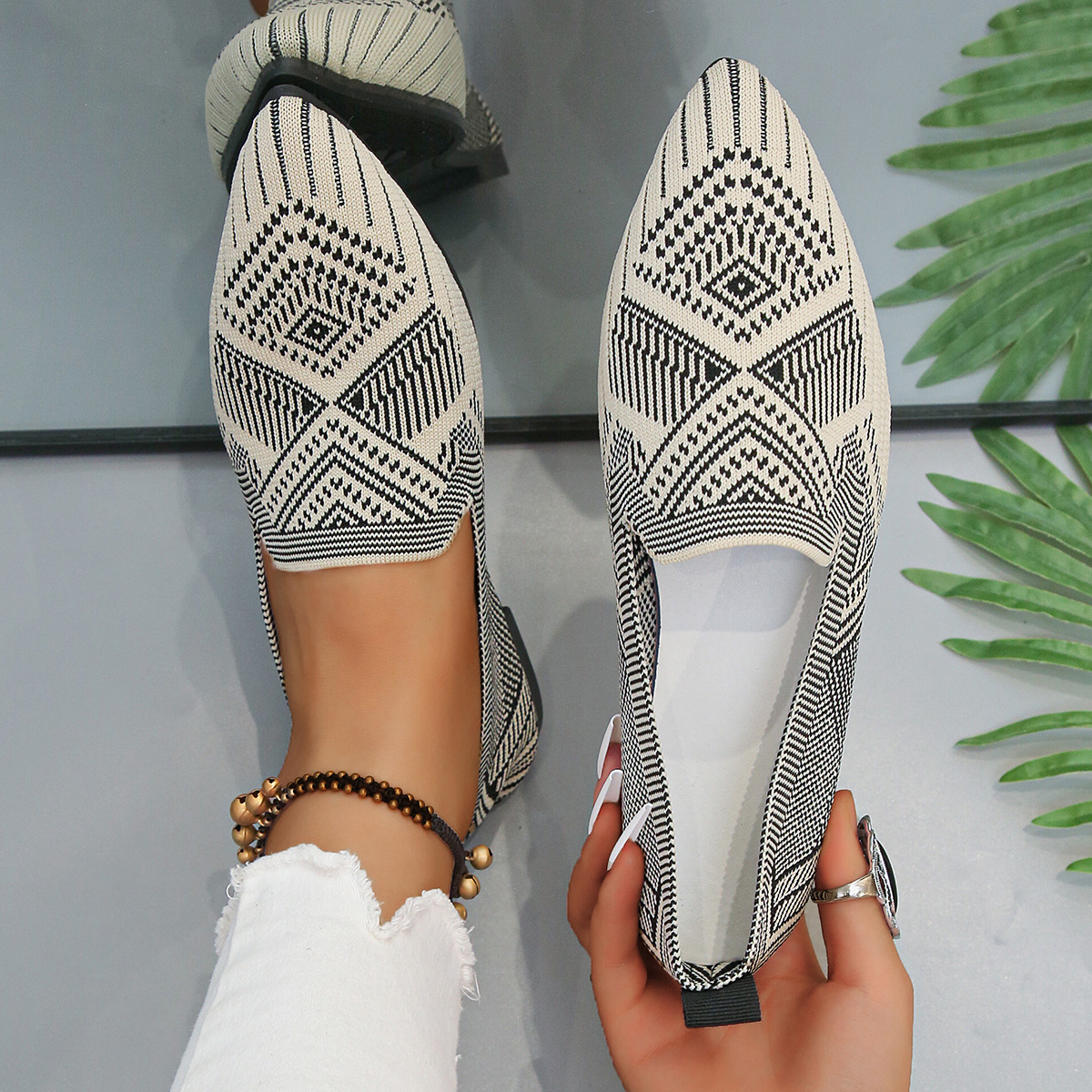Point Toe Slip-Ons