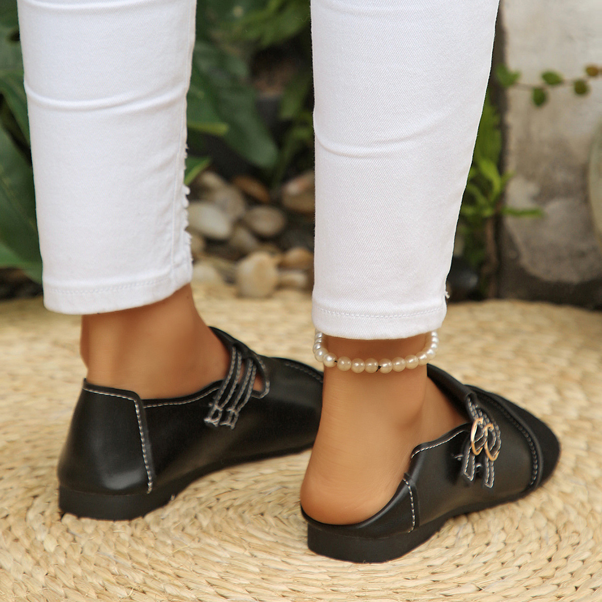 Round Toe Slip-Ons