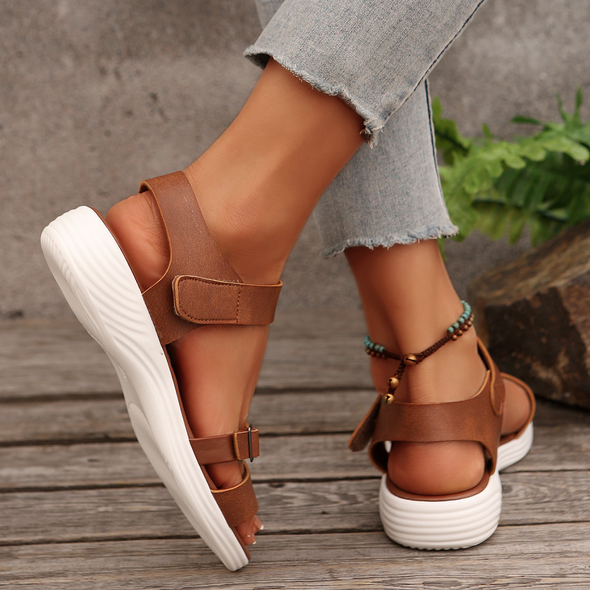 Open Toe Wedge Sandals