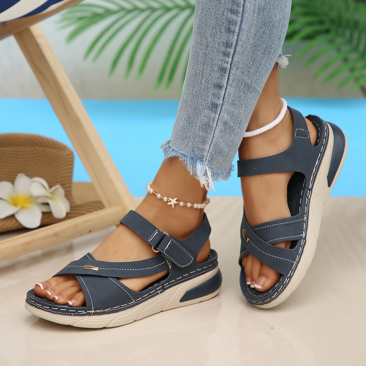 Open Toe Platform Sandals