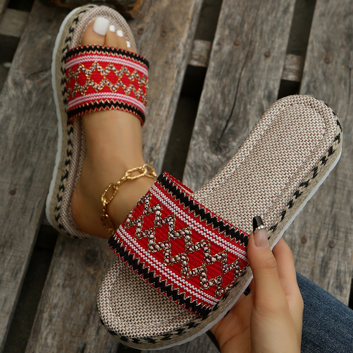 Open Toe Platform Sandals
