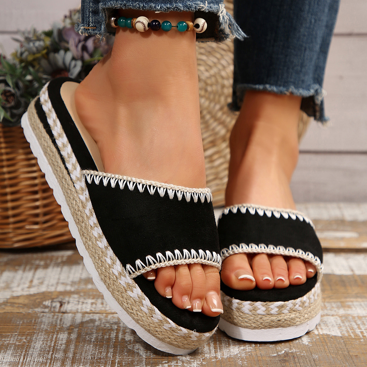 Open Toe Platform Sandals