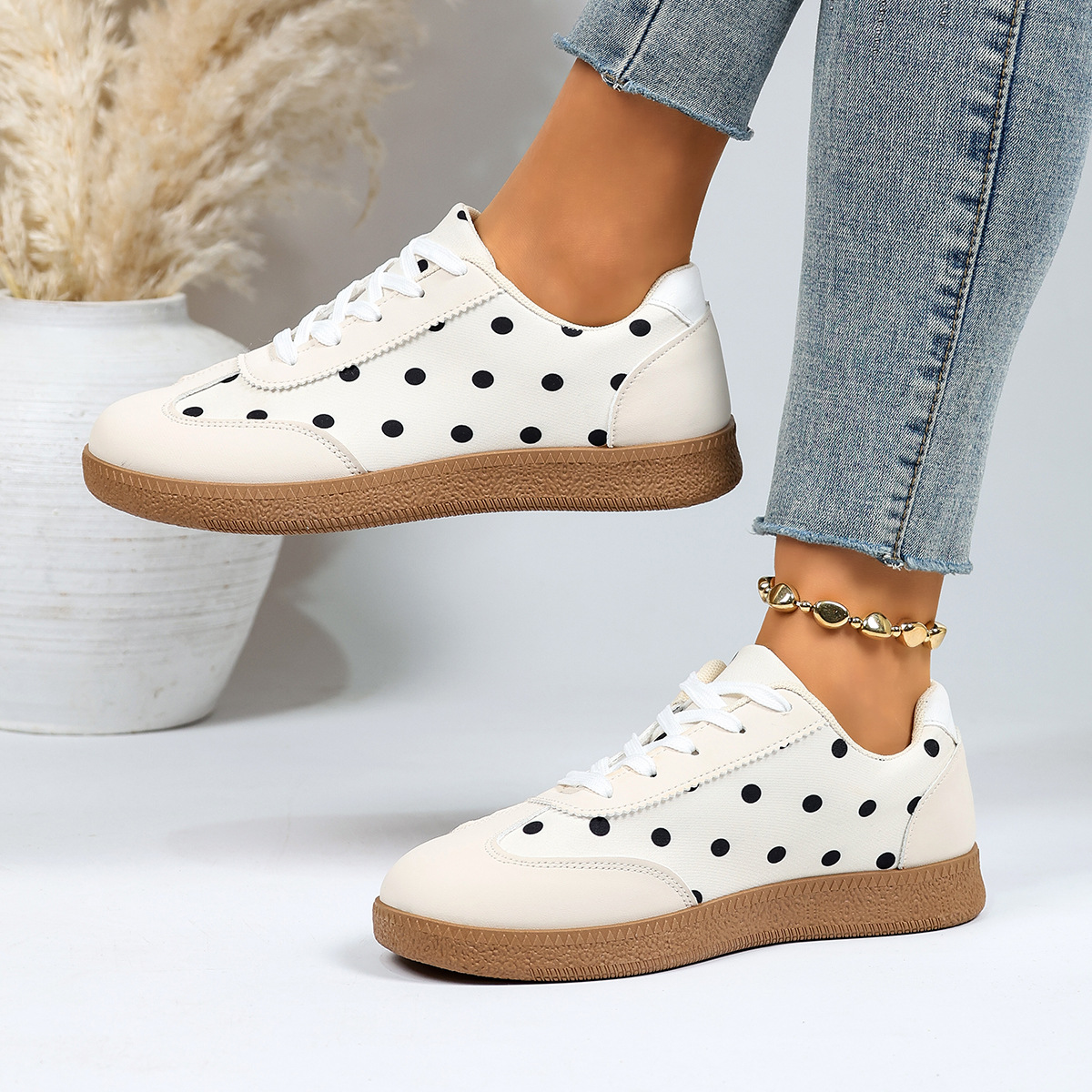 Polka Dot Casual Sneakers