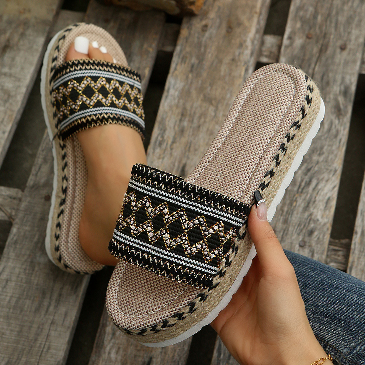 Open Toe Platform Sandals