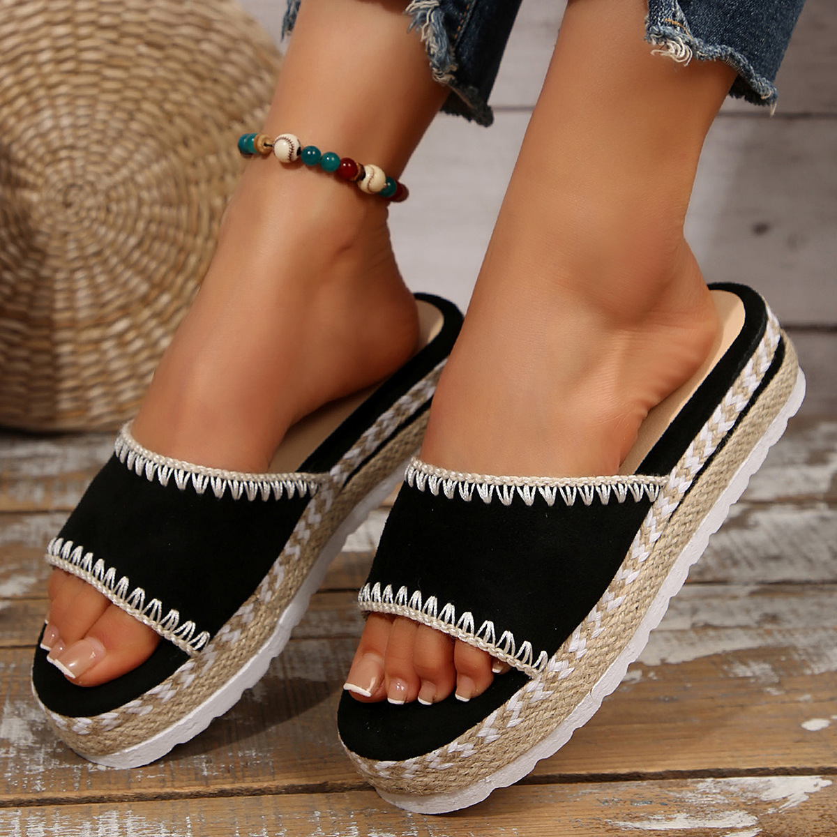 Open Toe Platform Sandals