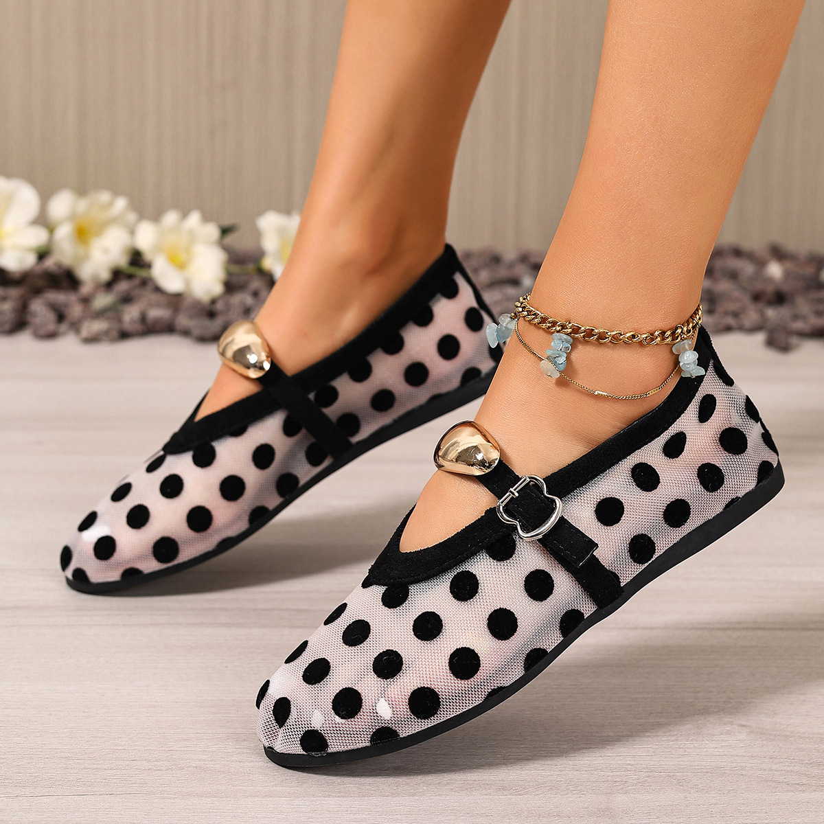 Polka Dot Slip-Ons
