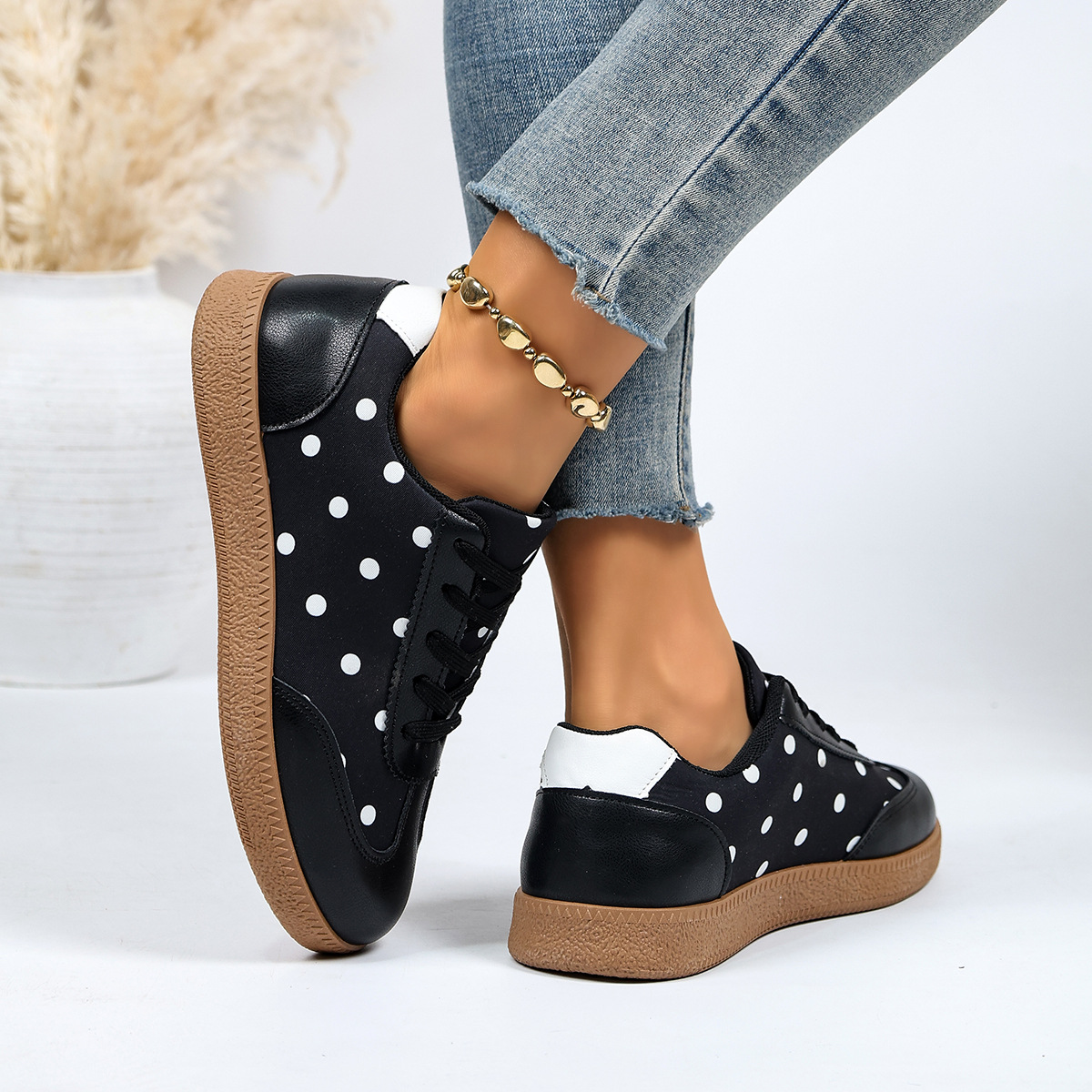 Polka Dot Casual Sneakers