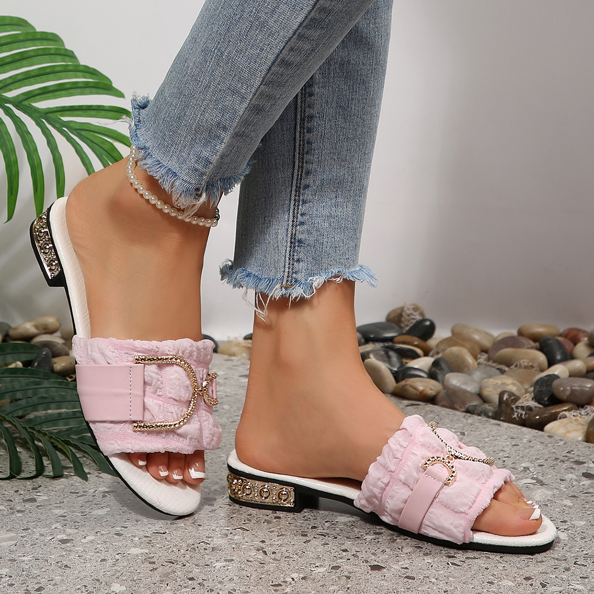 Open Toe Block Heels Sandals