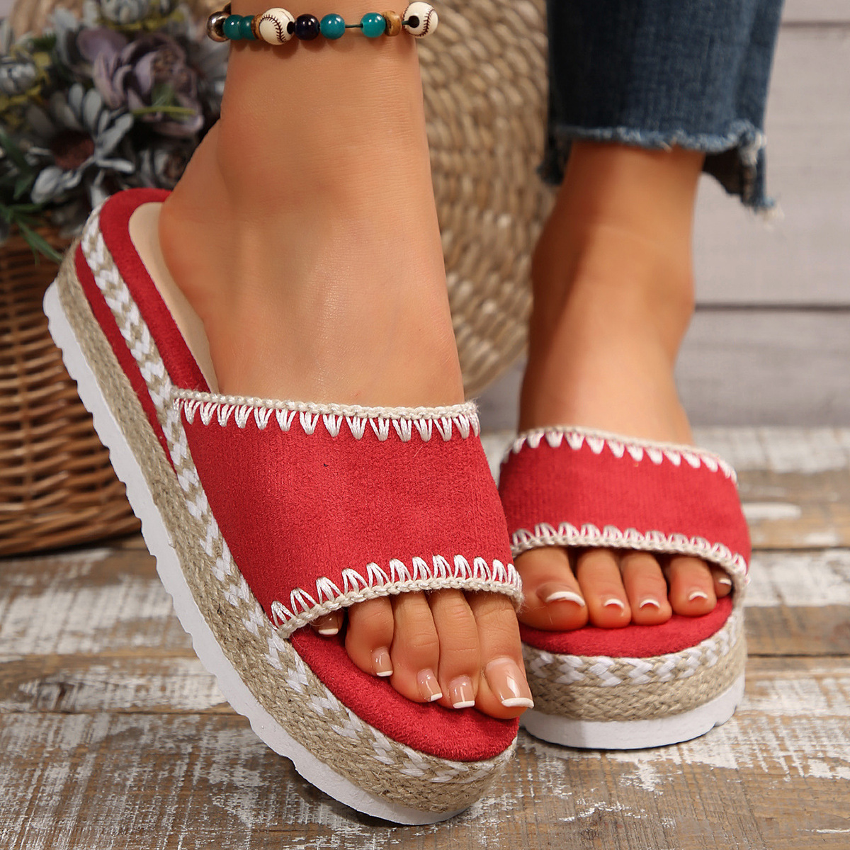 Open Toe Platform Sandals