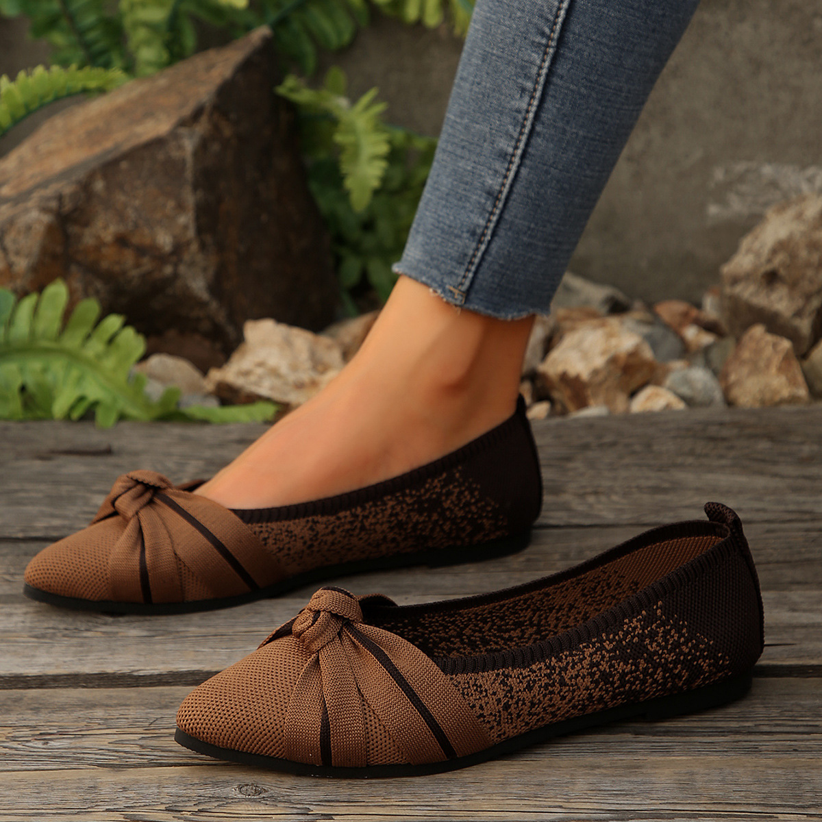 Point Toe Slip-Ons