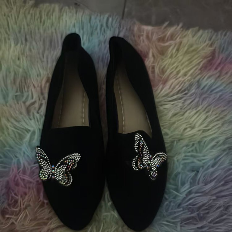 Butterfly Decor Slip-Ons