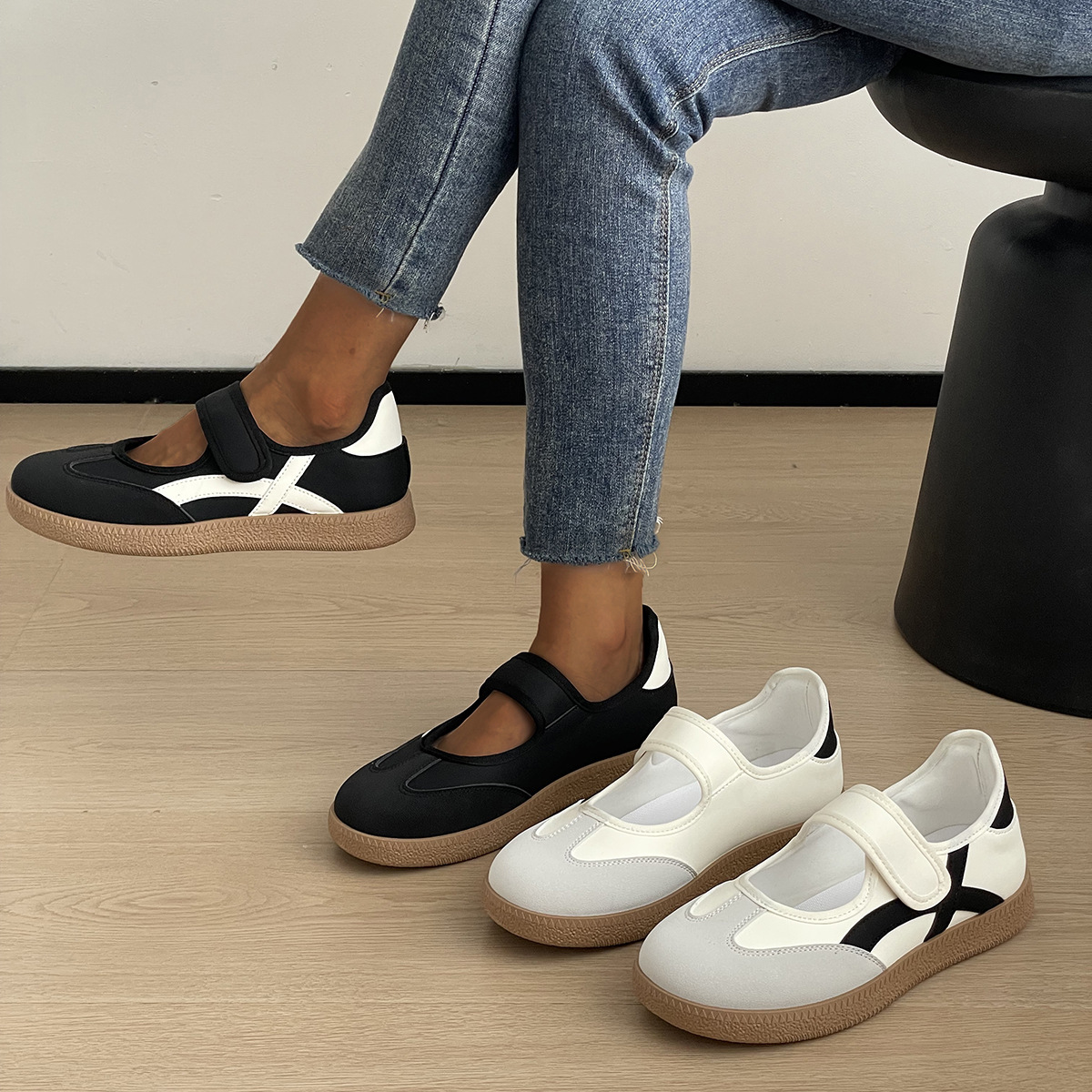 Round Toe Slip-Ons