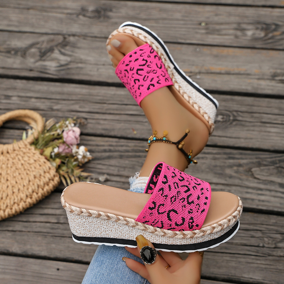 Open Toe Platform Sandals