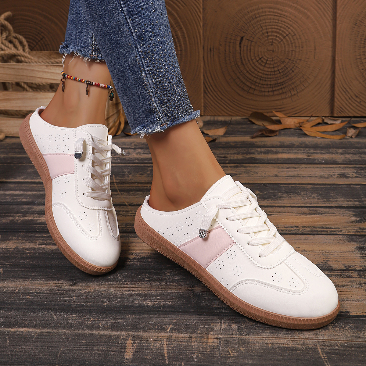 Round Toe Slip-Ons