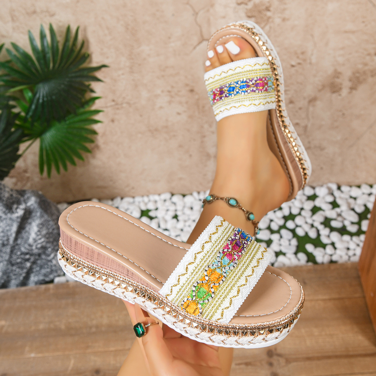 Open Toe Platform Sandals