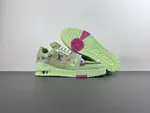 Louis Vuitton LV Trainer — Grass Green with Sequin Lettering (LV Collaboration) — Original Version (X2)