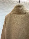 LOUIS VUITTON Stand Collar Jacquard Logo Fleece Jacket