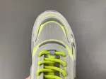 Christian Dior running shoes, grey fluorescent green
