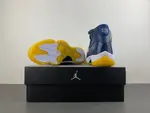 Air Jordan 11 Retro Legend Blue, White, Midnight Blue, White, and Yellow (Style Code: AT7802-115)