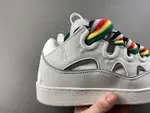 Lanvin White and gray rainbow stripes