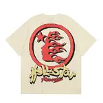 Hellstar Studios Heaven on Earth Short Sleeve Tee Shirt Cream