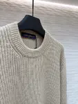 LOUIS VUITTON Three-Flower Crew Neck Sweater