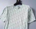 DI*OR  Spring/Summer New Two-Tone Jacquard Crew Neck Short Suit