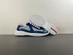 Prada America, royal blue and greyish white