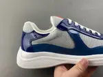 Prada America, royal blue and greyish white