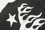 Hellstar Studios Evil Smile Short Sleeve Tee Shirt Washed Black