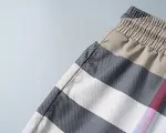 BUR*BERRY 2025 New Classic Plaid Print Beach Shorts