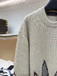 LOUIS VUITTON Three-Flower Crew Neck Sweater