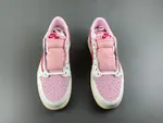Travis Scott × AJ1 Low "Shy Pink" IQ7604-101